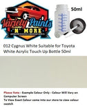 012 Cygnus White Suitable for Toyota ACRYLIC Touch Up Bottle 50ml