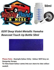 0297 Deep Violet Metallic Yamaha Basecoat Touch Up Bottle 50ml