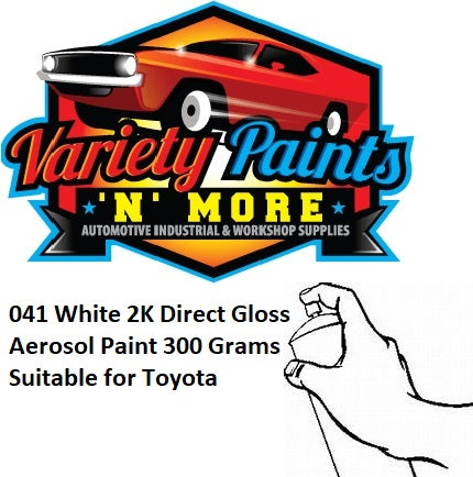041 Suitable for Toyota White Standard 2K Aerosol Paint 300 Grams