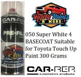 050 Super White 4 BASECOAT Suitable for Toyota Touch Up Paint 300 Grams
