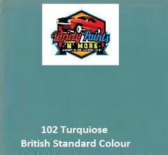 102 Turquoise Blue British Standard Custom Spray Paint