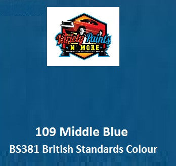 109 Middle Blue British Standard Gloss Enamel Aerosol 300 Grams