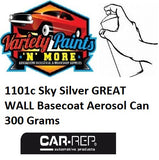 1101c Sky Silver GREAT WALL Basecoat Aerosol Can 300 Grams