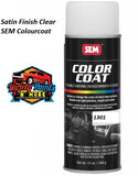 SEM Satin Finish Clear Colour Coat Vinyl & Plastic Aerosol Paint