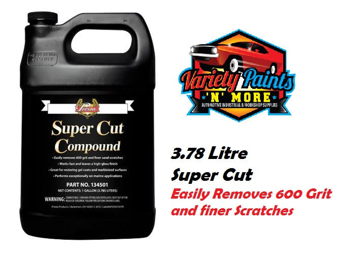 Presta Super Cut Cutting Compound 3.78 Litre Variety Paints N More