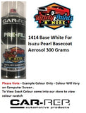 1414 Base White For Isuzu Pearl Basecoat Aerosol 300 Grams