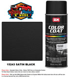 15243 Satin Black Colourcoat Vinyl Aerosol 300 GRAMS
