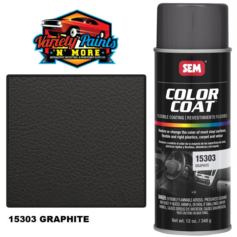SEM Graphite Colourcoat Vinyl Aerosol Variety Paints N More Wangara