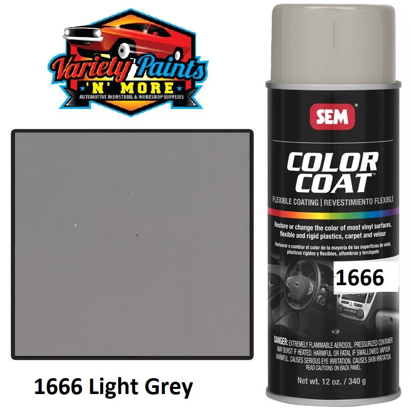 1666 Light Grey SEM Colourcoat Vinyl Aerosol