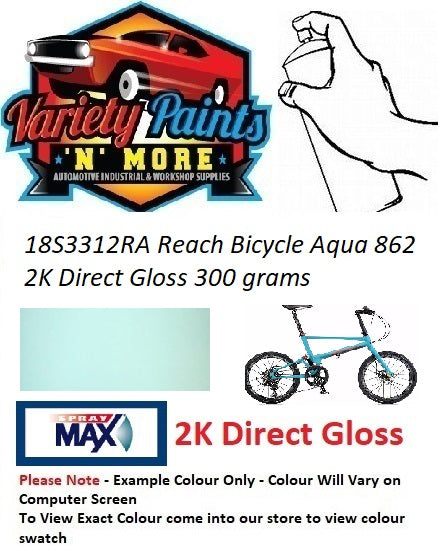 18S3312RA Reach Bicycle Aqua 862 2K Direct Gloss 300 grams