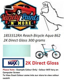 18S3312RA Reach Bicycle Aqua 862 2K Direct Gloss 300 grams