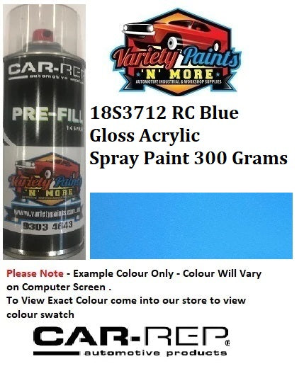 18S3712 BLUE GLOSS Acrylic Custom Spray Paint 300 Grams
