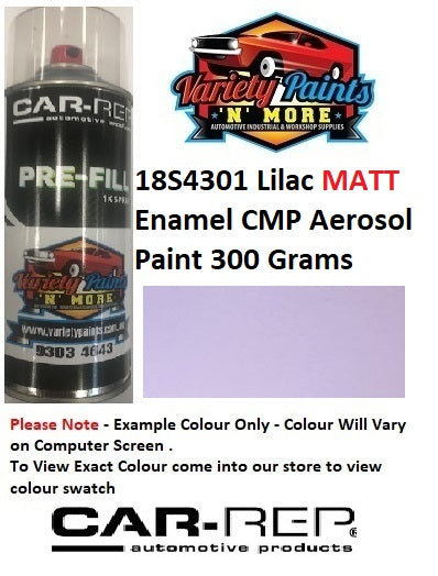 18S4301 Lilac MATT Enamel CMP Aerosol Paint 300 Grams