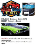 1C011/15827 Barbados Green 1974 HOLDEN Acrylic 4 Litres