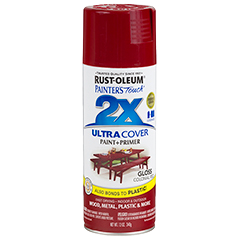 RustOleum 2X Gloss Colonial Red Ultracover Spray Paint Variety Paints N More Wangara W.A