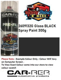 2609132G Gloss BLACK Spray Paint 300g