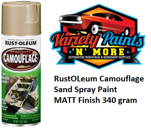 RustOLeum Camouflage Sand Spray Paint MATT Finish 340 gram ** see note