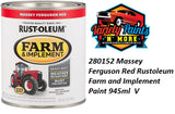 RustOleum Massey Ferguson Red Farm & Implement Enamel Paint 1 LITRE