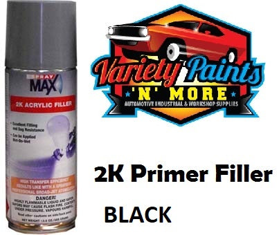 Spraymax TROTON 2K Primer Filler Medium Black
