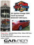 341 Ignition Orange GMH Touch Up Aerosol BASECOAT 300 Grams 2IS 4A
