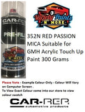 352N RED PASSION MICA Suitable for GMH Acrylic Touch Up Paint 300 Grams