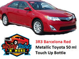 3R3 Barcelona Red Metallic Toyota 50 Ml Touch Up Bottle