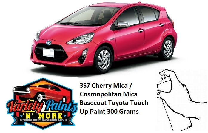 3S7 Cherry Mica / Cosmopolitan Mica Basecoat Suitable for Toyota Touch Up Paint 300 Grams