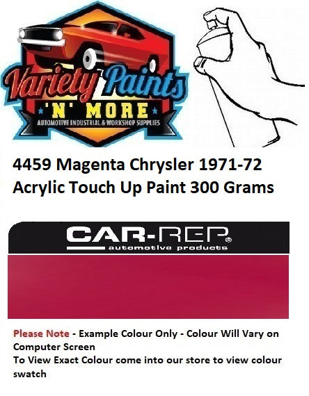 4459 Magenta Chrysler 1971-72 Acrylic Touch Up Paint 300 Grams