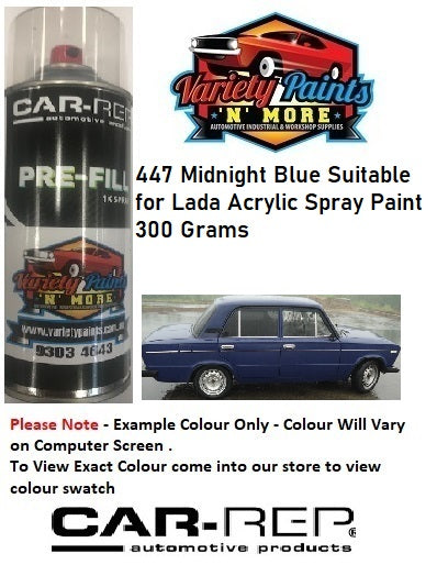 447 Midnight Blue Suitable for Lada Acrylic Spray Paint 300 Grams