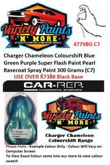 Charger Chameleon Colourshift Blue Green Purple Super Flash Paint Pearl Basecoat Spray Paint 300 Grams (C7)