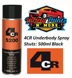 4CR Underbody Spray Shutz Black Aerosol 500ml