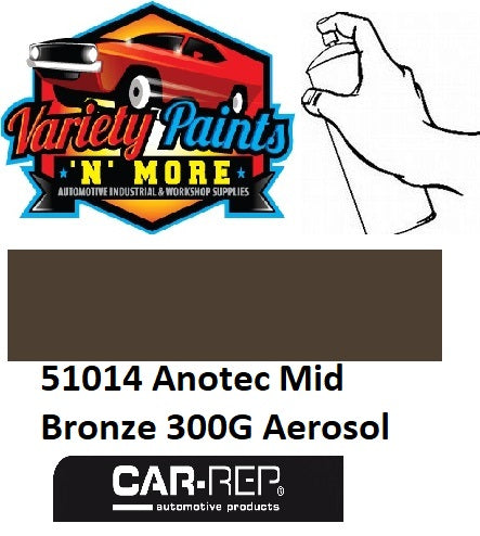 51014 Anotec Mid  Bronze Powdercoat Spray Paint 300g