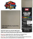 5653TOY Light Grey Toyota HILUX 2005-2015 SEM Colourcoat Vinyl Aerosol 300 Grams