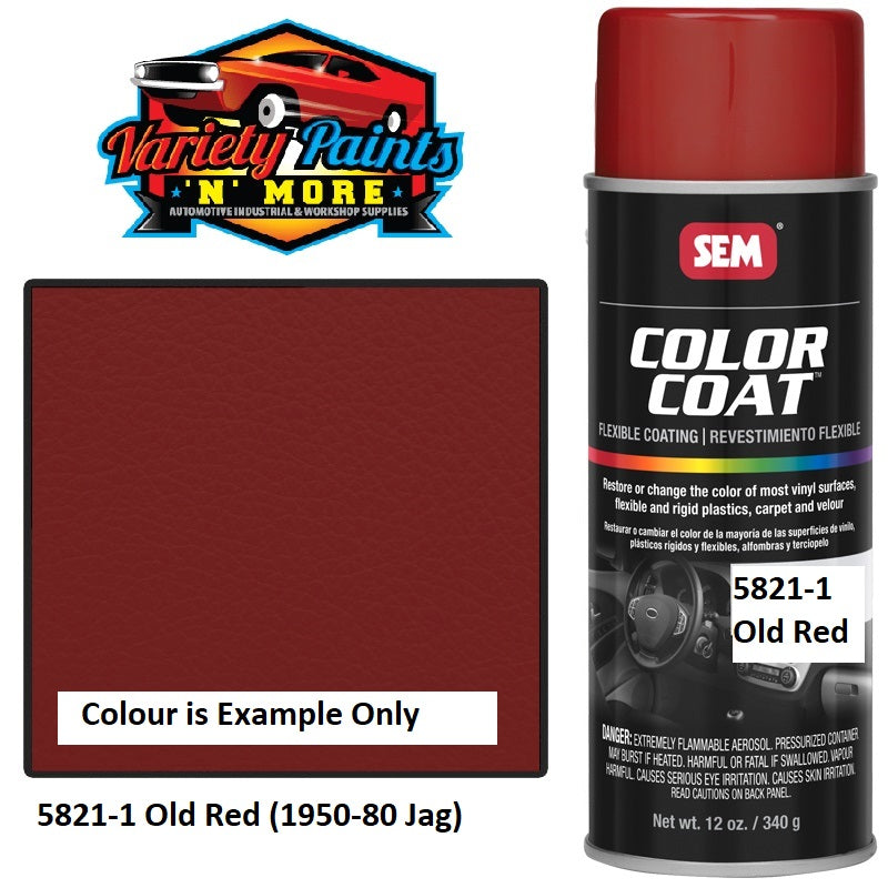 5821-1 OLD RED JAG 1950-1970S SEM Colourcoat Vinyl Aerosol