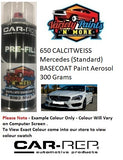 650 CALCITWEISS Mercedes (Standard) BASECOAT Paint Aerosol 300 Grams
