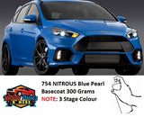754 NITROUS Blue Pearl FORD Basecoat For Pearl Touch Up Paint 300 Grams