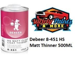 Debeer 8-451 HS Matt Thinner 500ML