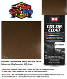 85VHRBR VH Commodore Reddy BROWN SATIN Colourcoat Vinyl Aerosol 300 Gram