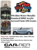 896 Blue Water Metallic Standard BMW ACRYLIC Aerosol Paint 300 Grams