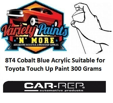 8T4 Cobalt Blue Acrylic Suitable for Toyota Touch Up Paint 300 Grams