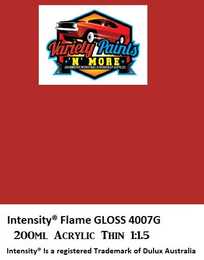 900-4007G Intensity Flame GLOSS Paint Acrylic 200ml S0417