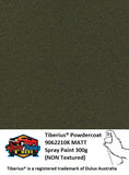 Tiberius Powdercoat 9062210K MATT Spray Paint 300g (NON Textured)