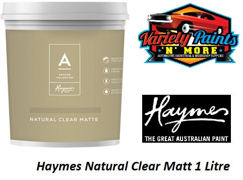 Haymes Natural Clear Matt 1 Litre Artisan Collection