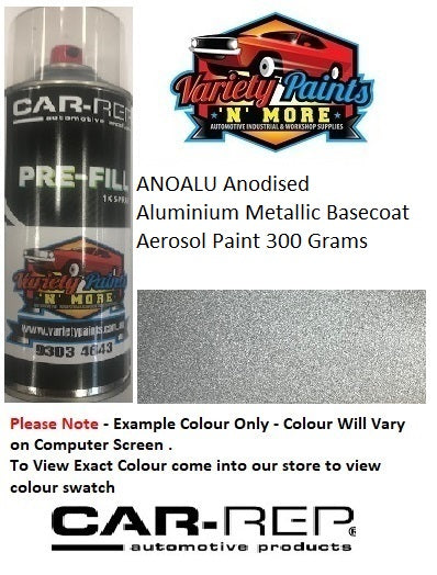 ANOALU Anodised Aluminium Metallic Basecoat Aerosol Paint 300 Grams