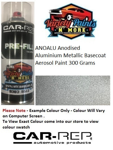 ANOALU Anodised Aluminium Metallic Basecoat Aerosol Paint 300 Grams