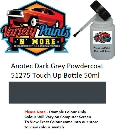 Anotec Dark Grey Powdercoat 51275 Touch Up Bottle 50ml