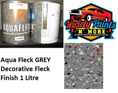 Aqua Fleck Grey Decorative Fleck Finish 1 Litre 