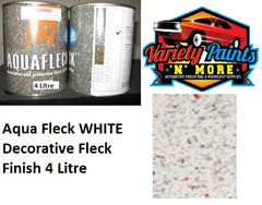 Aqua Fleck White Decorative Fleck Finish 4 Litres