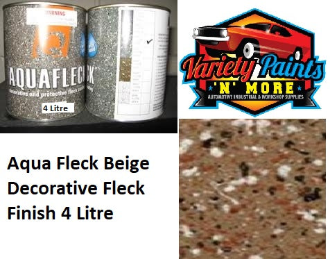 Aqua Fleck Beige Decorative Fleck Finish 4 Litres