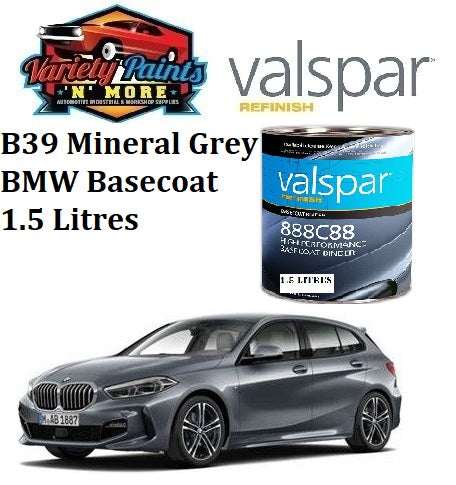B39 Mineral Grey BMW Basecoat 1.5 Litres